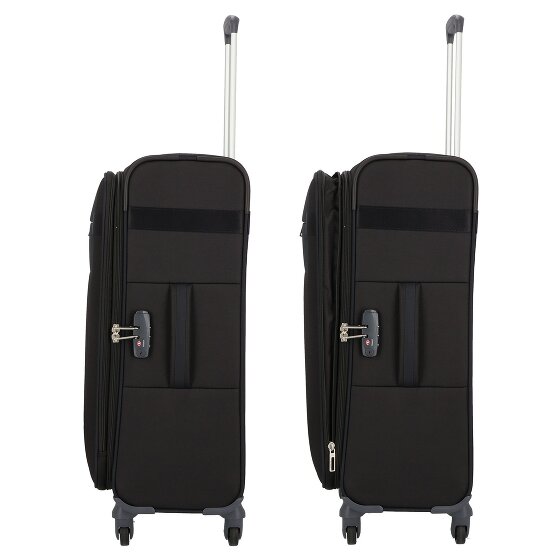Samsonite Citybeat 4 ruedas Juego de maletas 3 piezas con pliegue de expansión