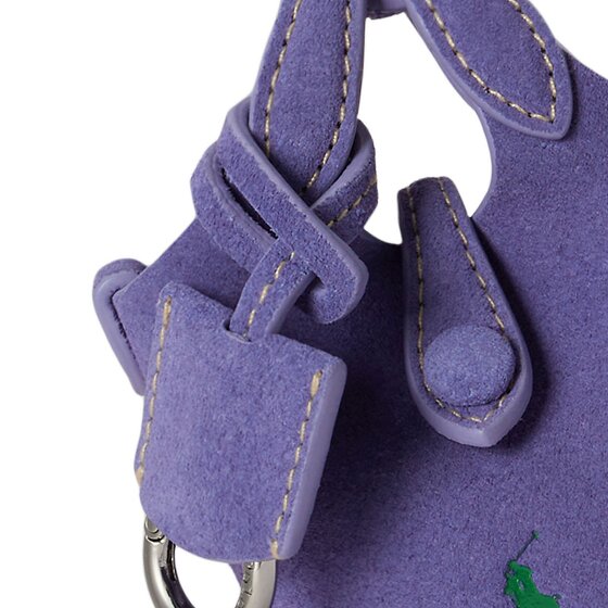 POLO RALPH LAUREN Colgante para bolso Polo Play de piel, 9,5 cm