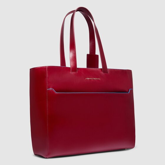 Piquadro Blue Square Bolsa de compras Piel 40 cm