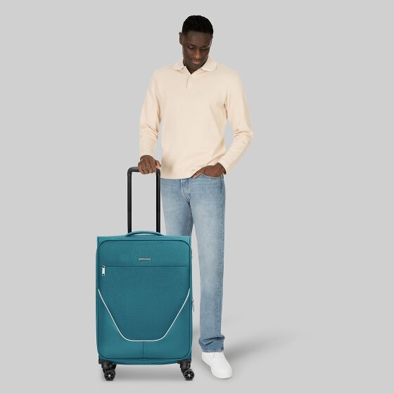 Stratic taska Trolley de 4 ruedas M 65 cm con pliegue extensible