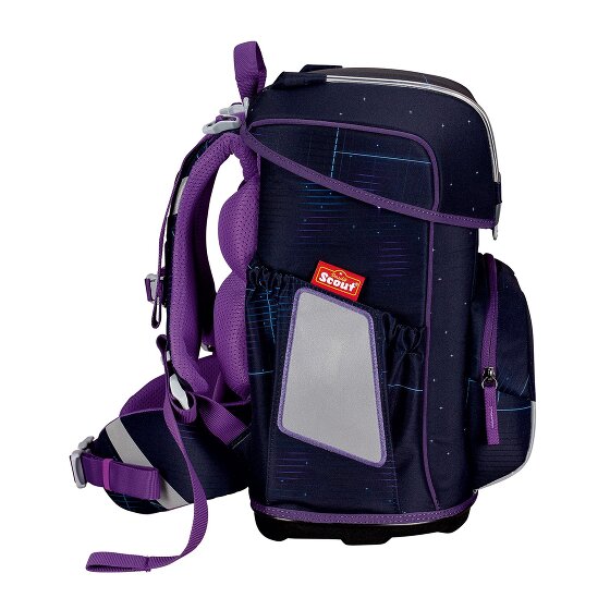 Scout Neo Exklusiv Safety Light Juego de mochilas escolares 5 piezas