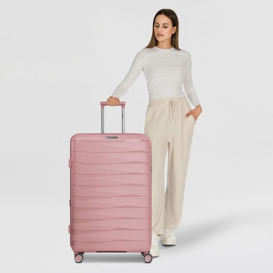 Franky London 4 ruedas Carrito L 74 cm con pliegue de expansión