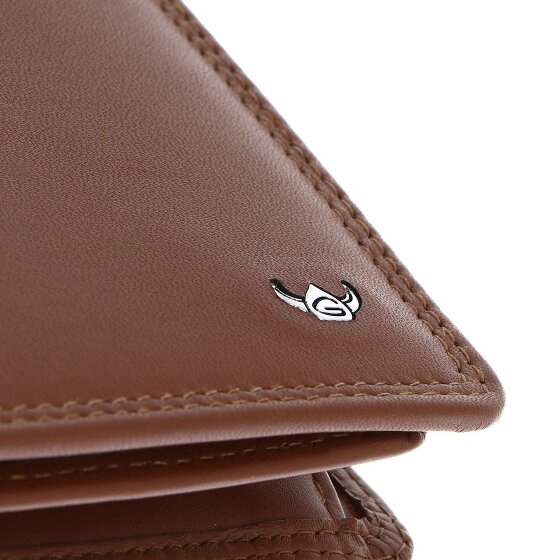 Golden Head Polo Cartera Bloqueo RFID Piel natural 12 cm