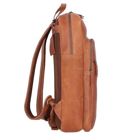 Burkely Mochila antigua Avery Piel 44 cm Compartimento para portátil