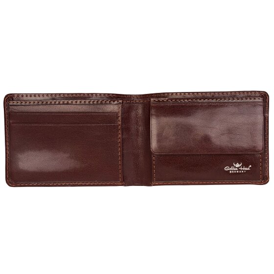 Golden Head Billetera Colorado de cuero RFID 10 cm