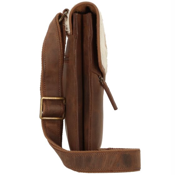 Greenland Nature Bolso de cuero combinado natural 26 cm