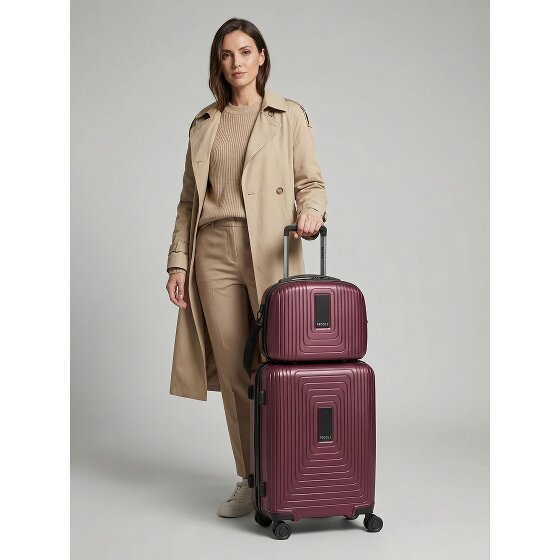Redolz Juego de maletas Essentials 14 2 pzs. trolley de cabina con plegado extensible y neceser
