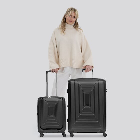 Redolz Juego de maletas Essentials 14 de 4 ruedas Compartimento para portátil de 2 piezas con pliegue extensible