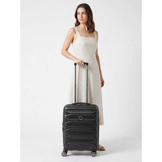 Delsey Paris Meteor 4 ruedas Trolley de cabina 55 cm Con asa expansible