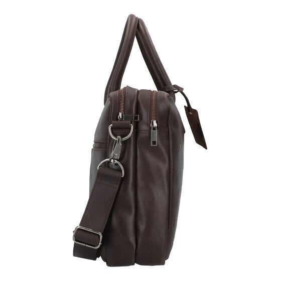 Burkely Maletín Taylor Vintage Piel 40 cm Compartimento para portátil