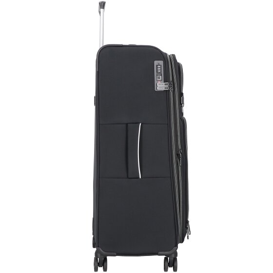 d&n Travel Line 9204 4 ruedas Carrito L 76 cm con pliegue de expansión