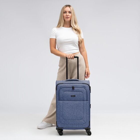 Redolz Essentials 12 MEDIUM Trolley de 4 ruedas 67 cm con pliegue de expansión