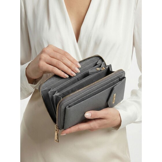 Lazarotti Bologna Cartera de piel con cremallera Funda para teléfono móvil Piel 19 cm