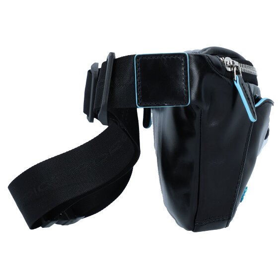 Piquadro Riñonera Cuadrada Azul Piel 29 cm