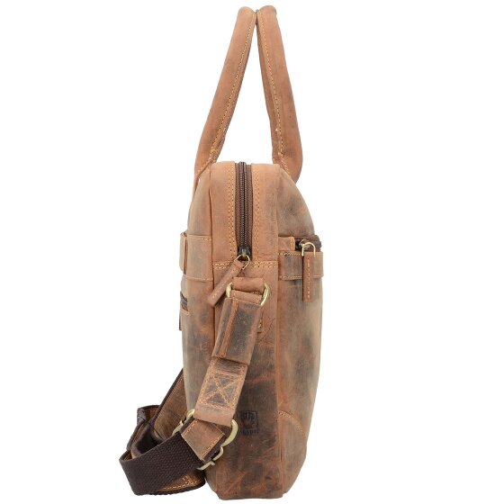 Greenburry Maletín Vintage Piel 41 cm Compartimento para portátil