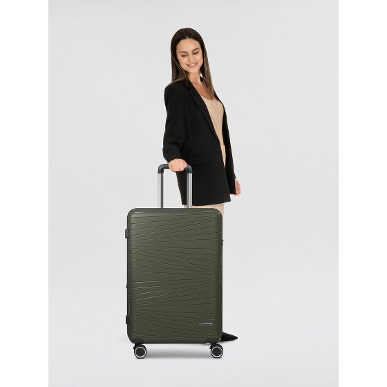 Franky Dallas 3.0 Trolley de 4 ruedas M 65 cm con plegado extensible