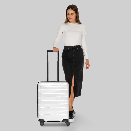 Bergpfeil Trolley de cabina de viaje de 4 ruedas S 55 cm con pliegue de expansión