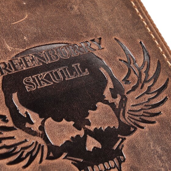 Greenburry Biker Cartera Piel 10 cm