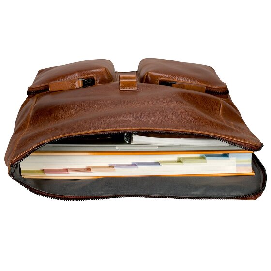 Leonhard Heyden Porto Bolsa de hombro Piel 32 cm