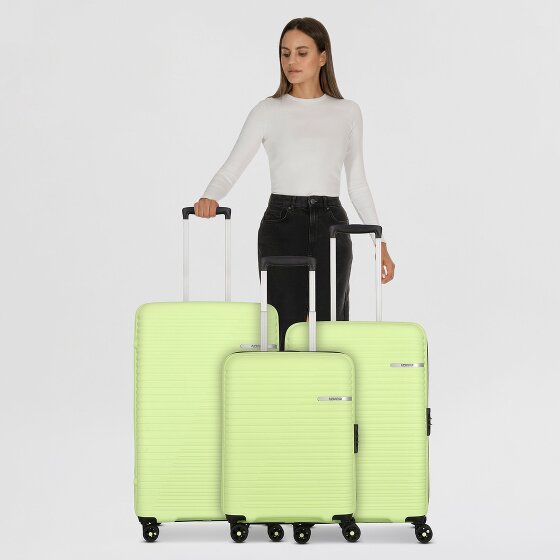 American Tourister Liftoff 4 ruedas Juego de maletas 3 piezas con pliegue de expansión
