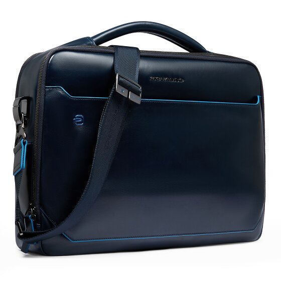 Piquadro Blue Square Maletín Piel 39 cm Compartimento para el portátil