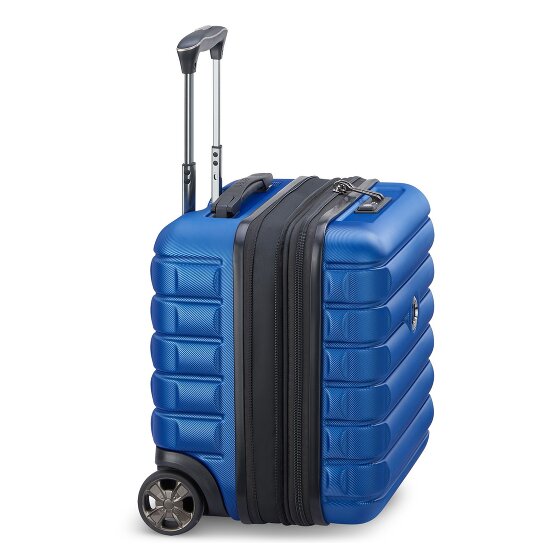 Delsey Paris Trolley de negocios Shadow 5.0 de 4 ruedas Compartimento para portátil de 38 cm con pliegue de expansión