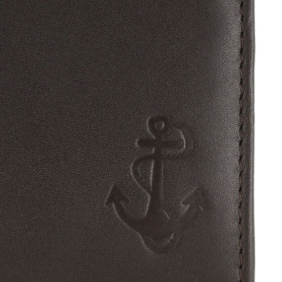 oxmox Leather Cartera Bloqueo RFID Piel natural 10 cm