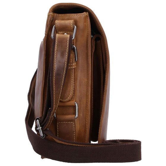 Greenburry Vintage Cafe Racer Messenger Cuero 33 cm