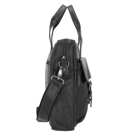 Pride and Soul Maletín de cuero con compartimento para portátil de 40 cm
