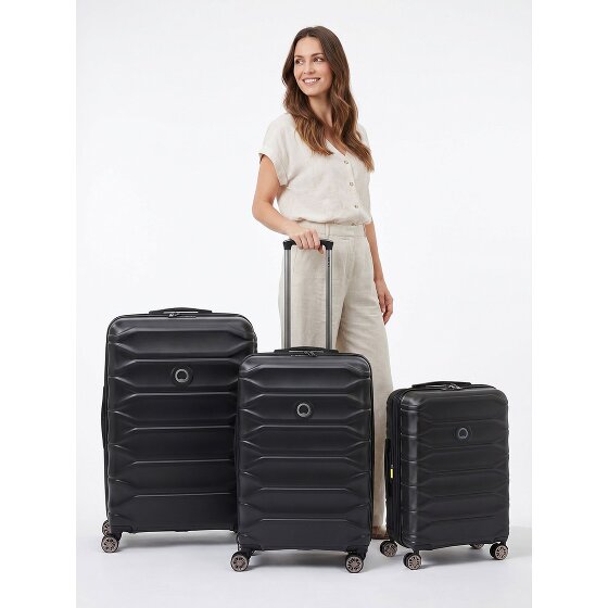 Delsey Paris Meteor 4 ruedas Set de maletas 3 piezas Con asa expansible