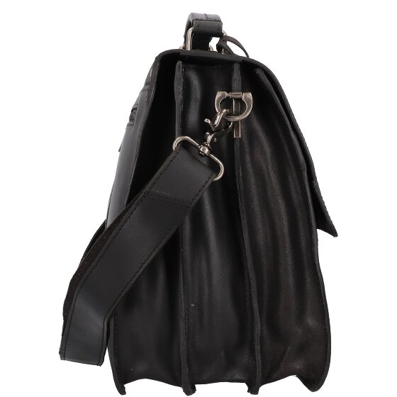 Burkely Maletín Vintage Dean Piel 38 cm