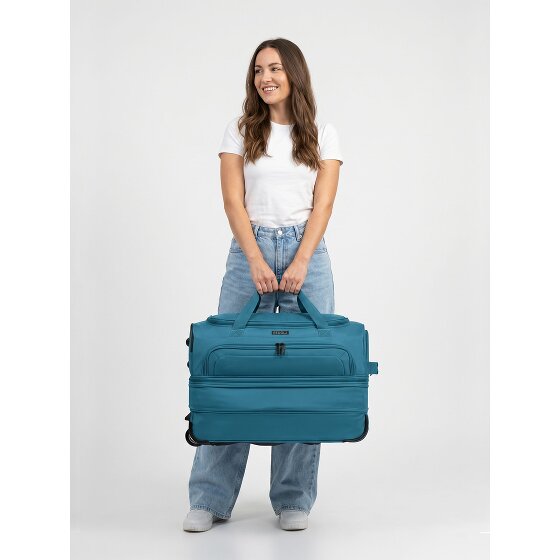 Redolz Bolsa de viaje Duffle Essentials de 2 ruedas 55 cm M con solapa de expansión