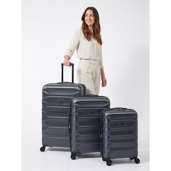 Delsey Paris Meteor 4 ruedas Set de maletas 3 piezas Con asa expansible