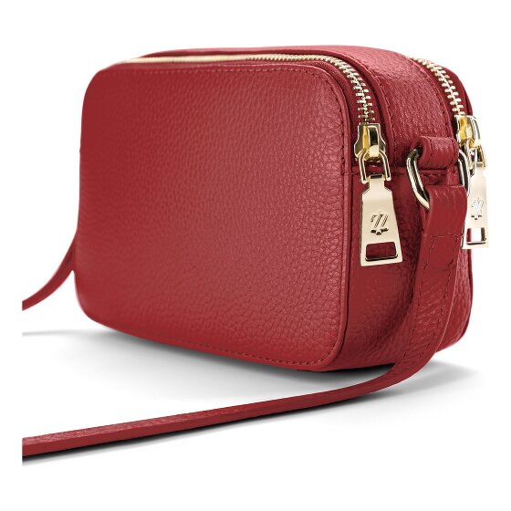 Lazarotti Bolonia Bolso bandolera cuero doble cremallera 18 cm