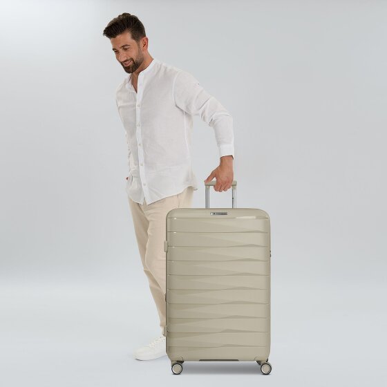 Franky London 4 ruedas Carrito L 74 cm con pliegue de expansión