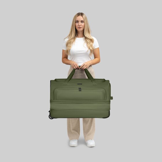 Redolz Bolsa de viaje Duffle Essentials de 2 ruedas 70 cm L con solapa de expansión