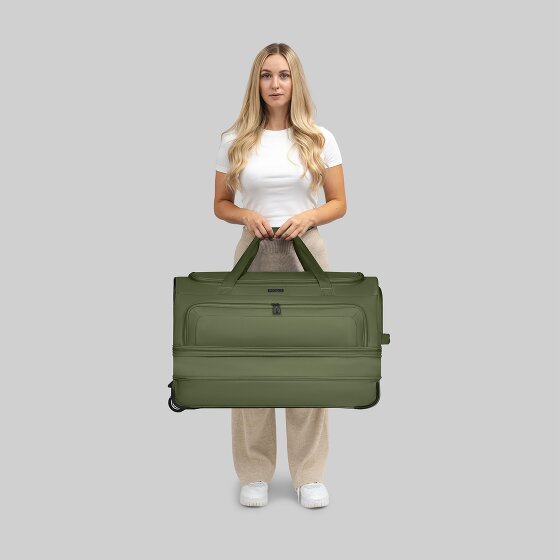 Redolz Bolsa de viaje Duffle Essentials de 2 ruedas 70 cm L con solapa de expansión