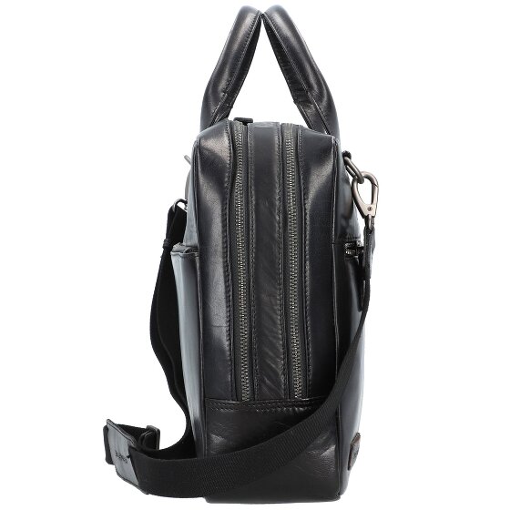 Plevier Rock Flint Maletín Protección RFID Piel 41 cm Compartimento para el portátil