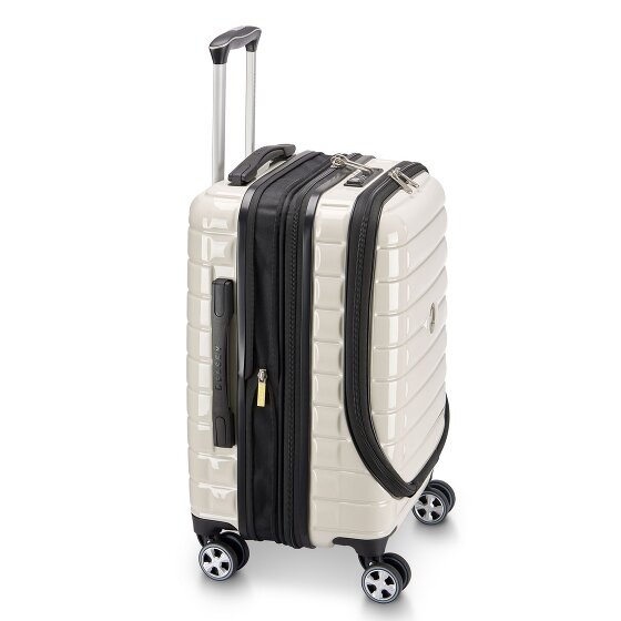 Delsey Paris Trolley de cabina Shadow 5.0 de 4 ruedas Compartimento para portátil de 55 cm con pliegue de expansión