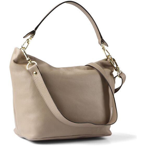 abro Ebony Bolsa de hombro Piel natural 38 cm