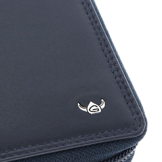 Golden Head Polo Cartera Bloqueo RFID Piel natural 12.5 cm