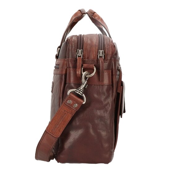 Spikes & Sparrow Maletín de piel 41 cm compartimento para portátil