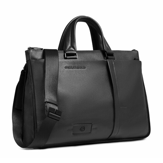 Piquadro Russel Maletín Protección RFID Piel 42 cm Compartimento para el portátil