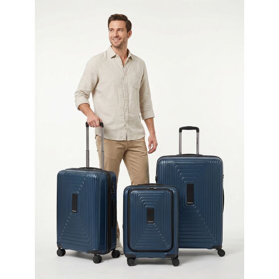 Redolz Essentials 14 4 ruedas Set de maletas 3 piezas Con fuelle expandible