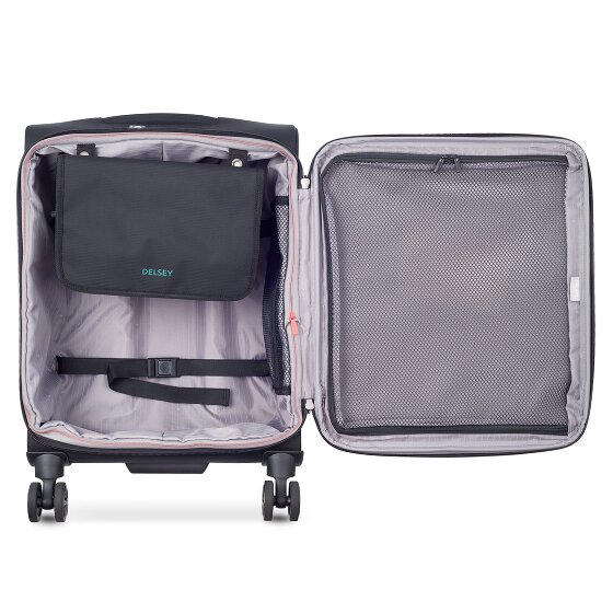 Delsey Paris Helium DLX Trolley de cabina de 4 ruedas Slim Line 55 cm