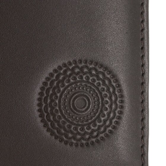 oxmox Leather Cartera Bloqueo RFID Piel natural 10 cm