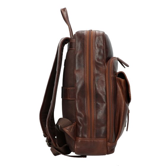 Greenburry Rugged Mochila de negocios Piel 39 cm Compartimento para el portátil