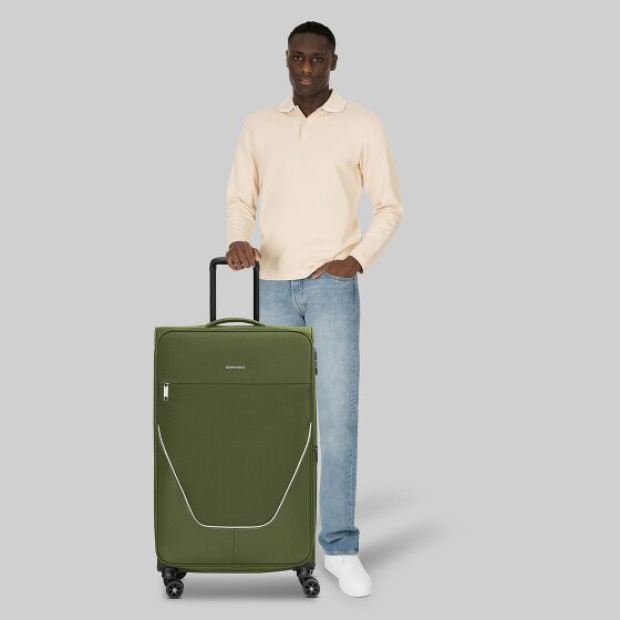 Stratic taska Trolley de 4 ruedas L 76 cm con pliegue extensible