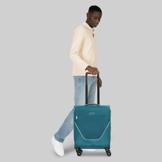 Stratic taska Trolley de cabina de 4 ruedas S 55 cm con pliegue extensible
