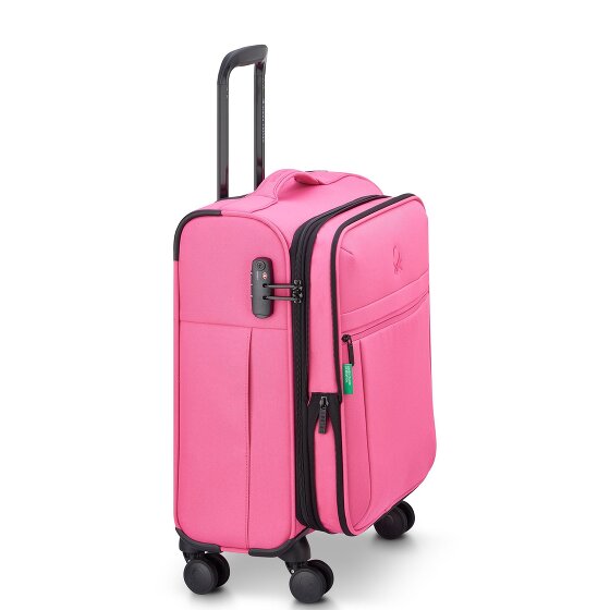 Delsey Paris x United Colors of Benetton BE Trolley de cabina de 4 ruedas 55 cm con pliegue extensible